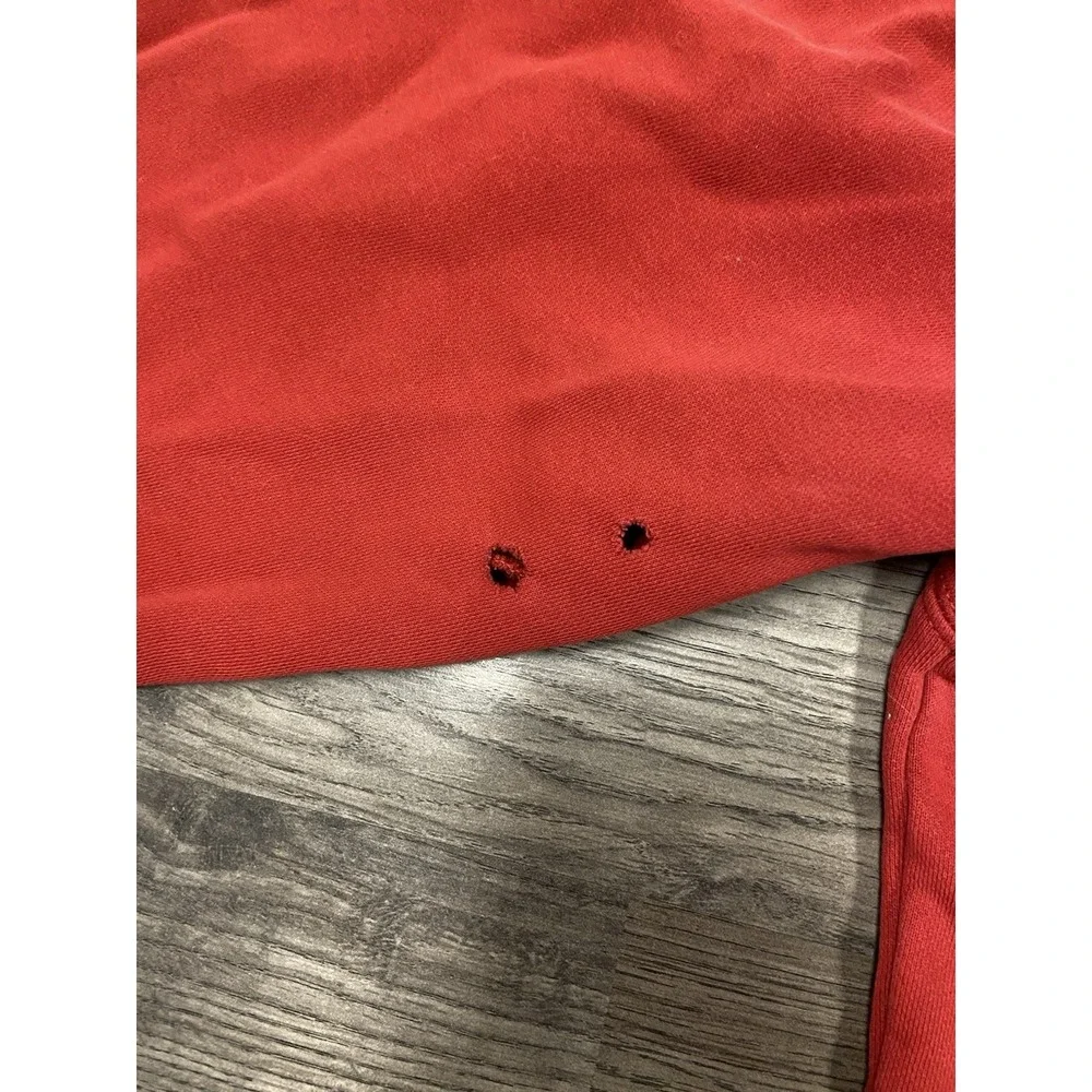 Vintage‎ 90s Adidas Sweatshirt Size Medium Red Hoodie Logo